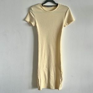 MIDI Pull and Bear cream dress - medium (can also be small)